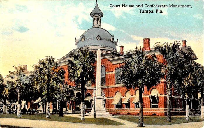 Vintage Postcard Tampa Courthouse