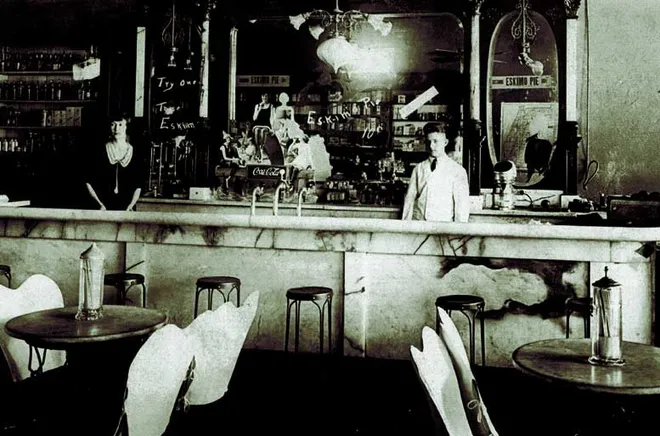 The Townsend Building interior in its heyday The Townsend Building interior in its heyday