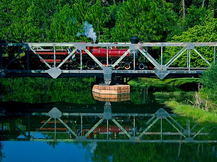 Bridge on Main Street Railroad at Walt Disney World