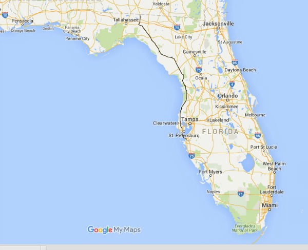 Florida Road Trips On The North South Highways