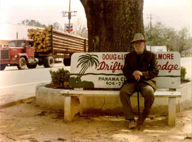 Man on Bench in Vernon, Florida