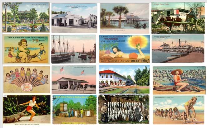 VINTAGE Florida FL Miami & Miami Beach Postcard Pack