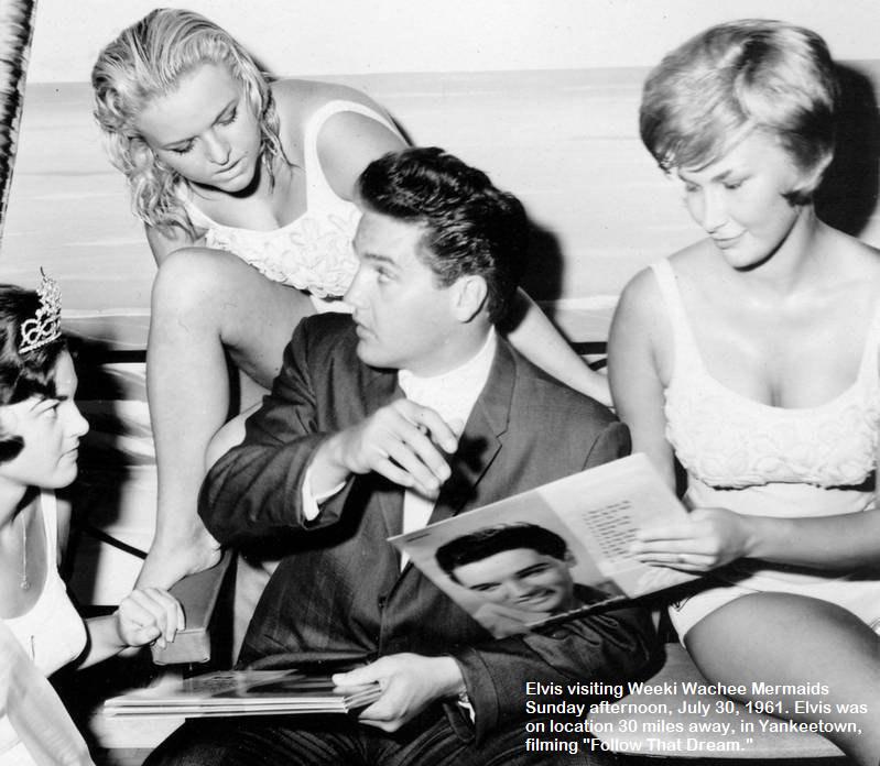 Elvis Presley and Mermaids in 1961