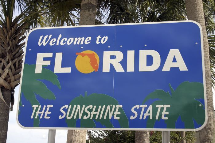 Welcome to the Sunshine State Sign