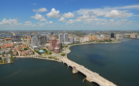 Palm Beach Florida And West Twin Cities Created By Henry The Neighborhood Is On National Register Of Historic Places Town West Palm Beach