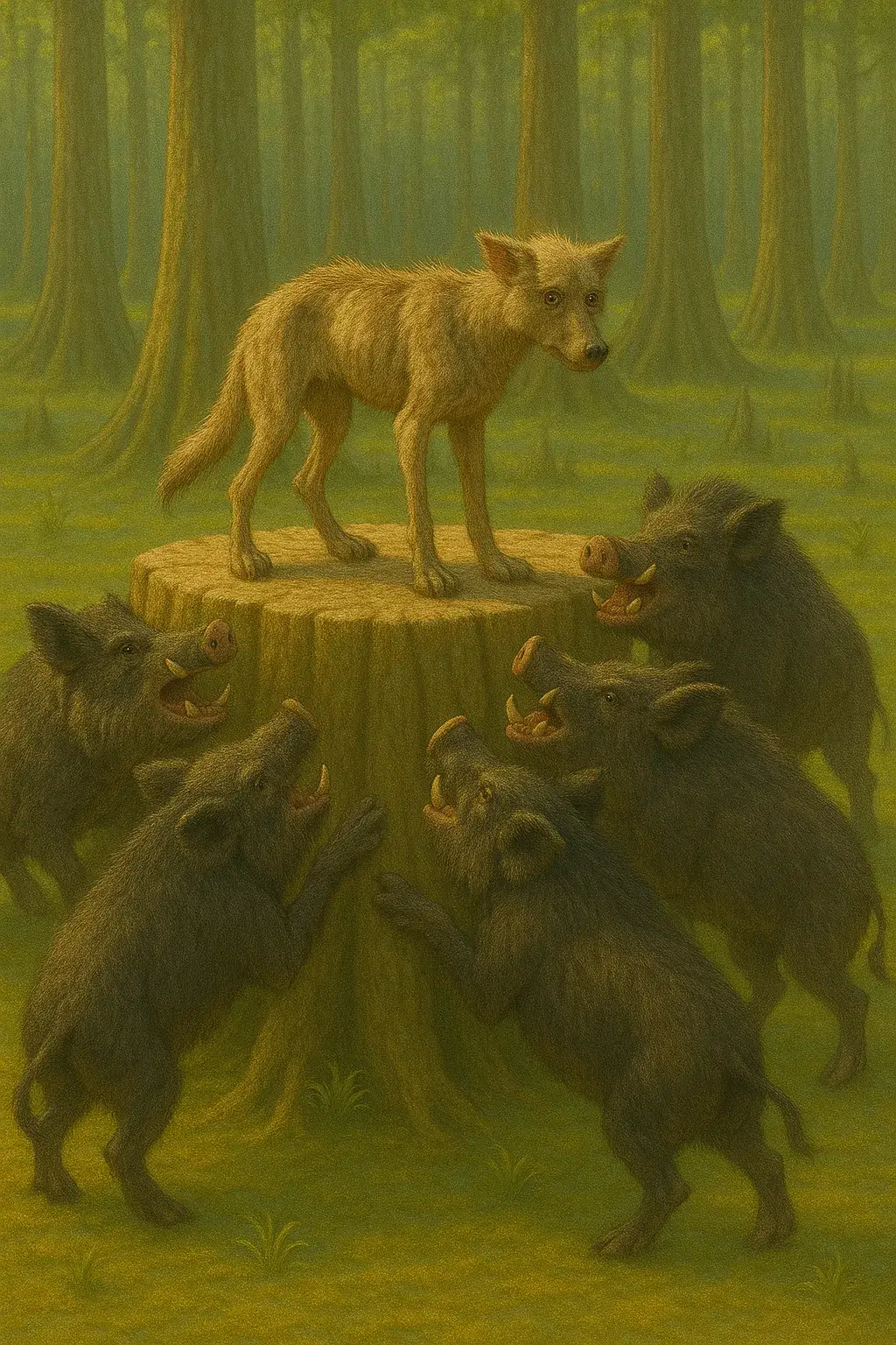 Wild Hogs w Wolf Wild Hogs w Wolf