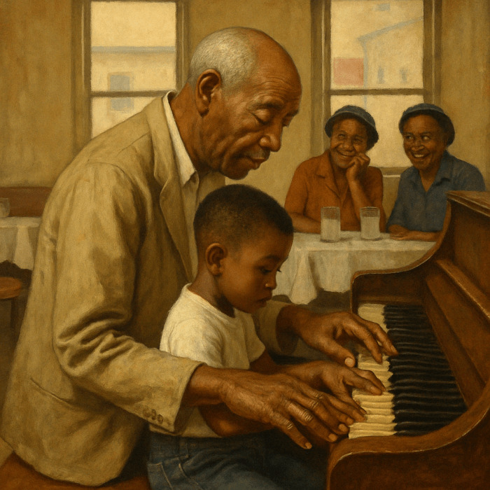 Wiley Pitman and Ray Charles