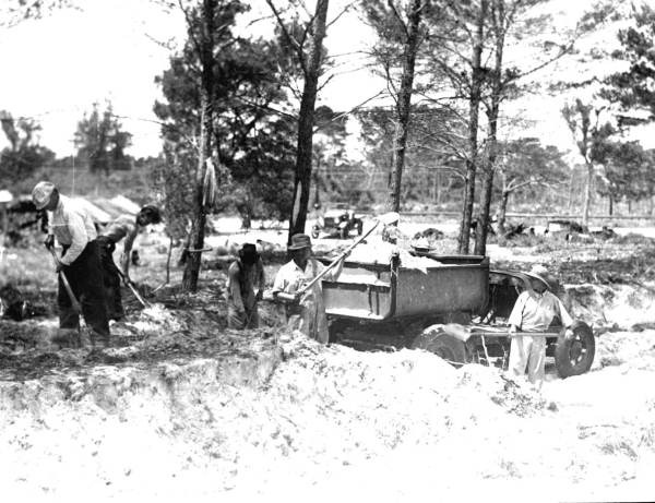 Construction Crew at Winter Beach, Florida