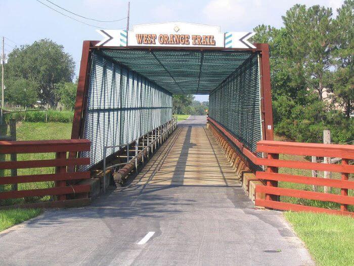 Bridge on West Orange Trail