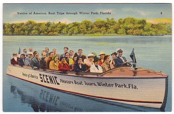 Vintage Postcard Winter Park, Florida