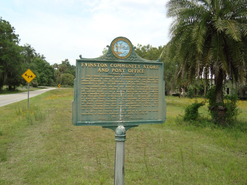 Historical Marker in Evinston