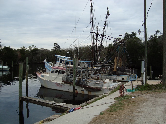 Yankeetown Fishing Boats on Withlacoochee River