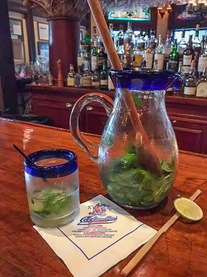 Mojitos at Columbia Restaurant Mojitos at Columbia Restaurant