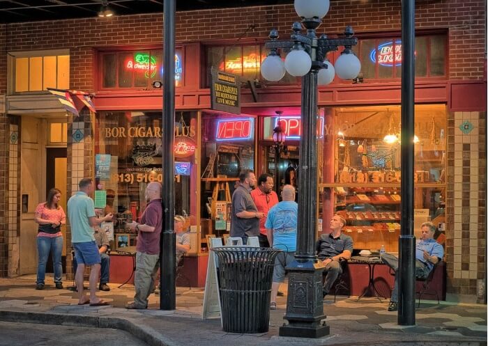 Ybor City Night Street Scene Ybor City Night Street Scene