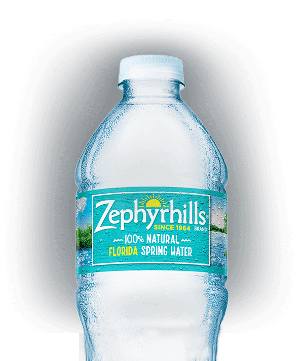 Bottle of Zephyrhills Spring Water