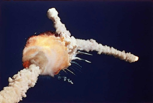 Shuttle Challenger Explosion, January 28, 1986