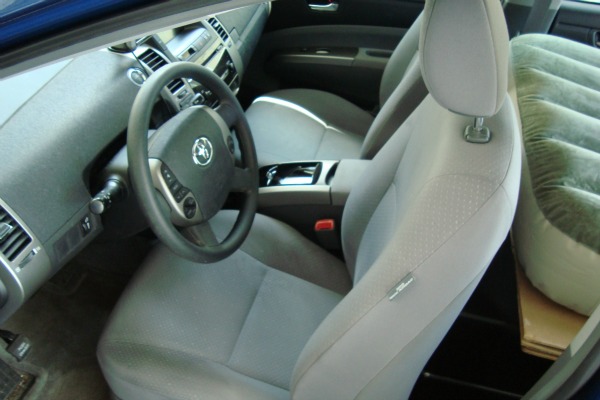 Front seats moved all the way forward