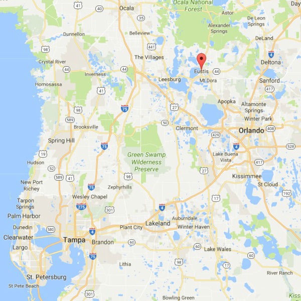 Eustis Location Map