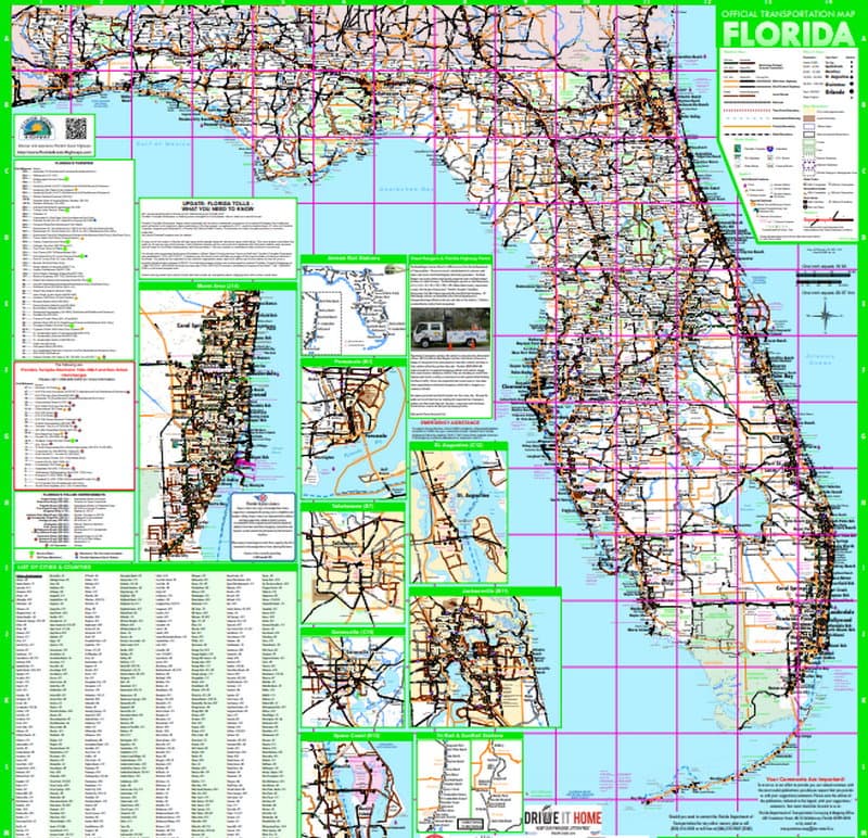 Florida City Maps Interactive Maps For 167 Towns and Cities