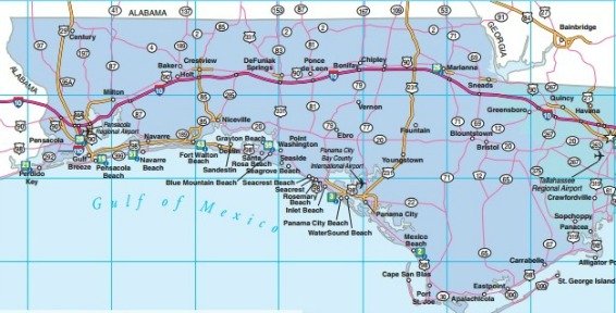 elgritosagrado11: 25 New Map Of Florida Northwest Coast